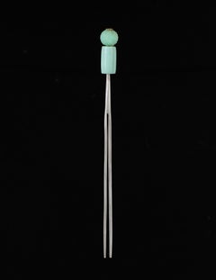 Haarnadel aus Chrysopras