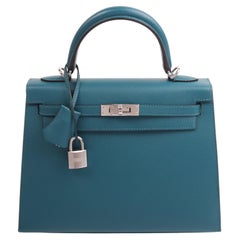 2024 Hermès Vert Bosphore Madame Sellier Kelly 25 PHW