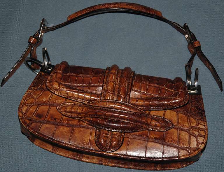 Glamorous rare DIOR Haute Couture embossed leather handbag