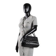 CHANEL Aged Calfskin Quilted Small Coco Handle