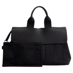 HERMES Toile Swift Valparaiso PM Tote - Palladium Hardware