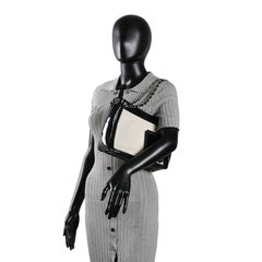 CHANEL Patent Pony Hair Tote - Black/Ivory
