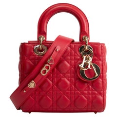 DIOR Small ABC Dior Lady Dior - Red