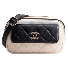 CHANEL Goatskin In & Out Waist Bag