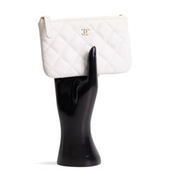 CHANEL Caviar Quilted Small Cosmetic Pouch