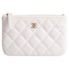 CHANEL Caviar Quilted Small Cosmetic Pouch