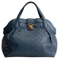LOUIS VUITTON Mahina Cirrus MM - Navy Blue