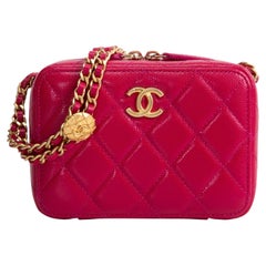 CHANEL Pink Medallion Vanity Case