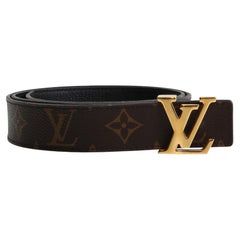 LOUIS VUITTON Monogram Initiales Reversible Belt