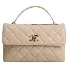 CHANEL Trendy Flap Bag - Beige