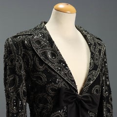 Chaqueta vintage de Escada de seda bordada, talla M/L