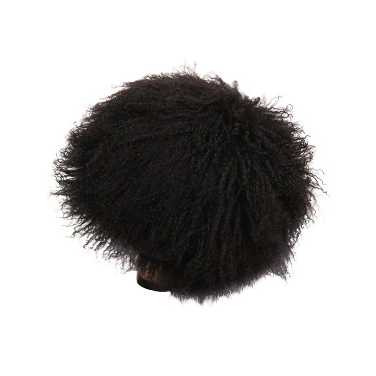Patricia Underwood Black Mongolian Lamb Hat For Sale at 1stDibs ...