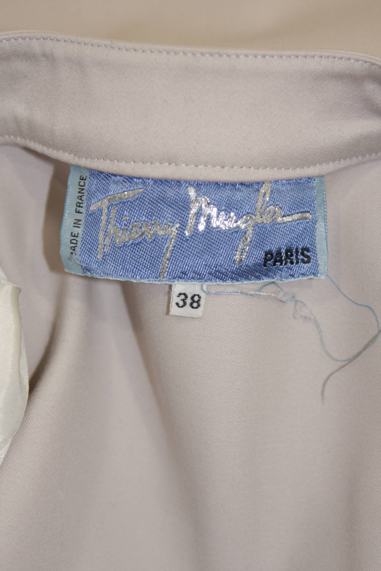 Thierry Mugler Grey Futurism Pant Suit Size 38 4