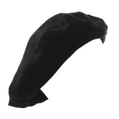 Yves Saint Laurent Black Velvet Cap