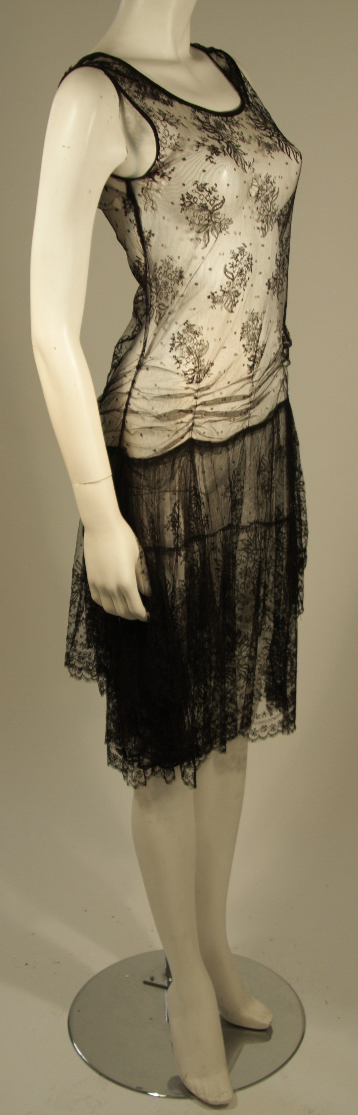1930s drop waist dress