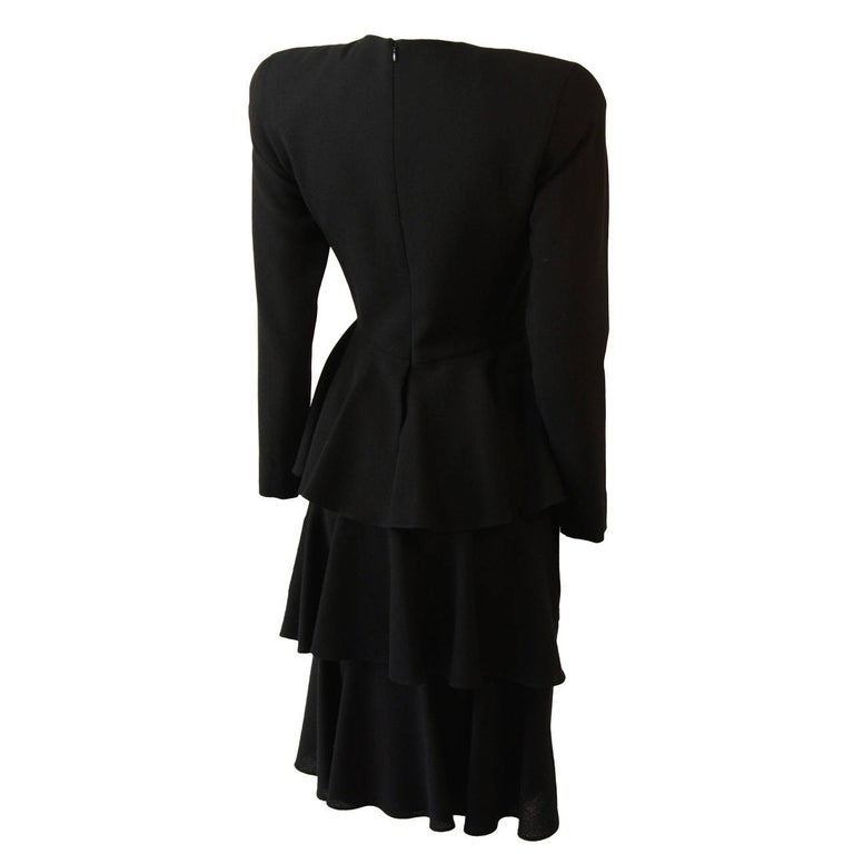 anne klein dress black Anne Klein Faux Wrap Mini Dress – Bluefly