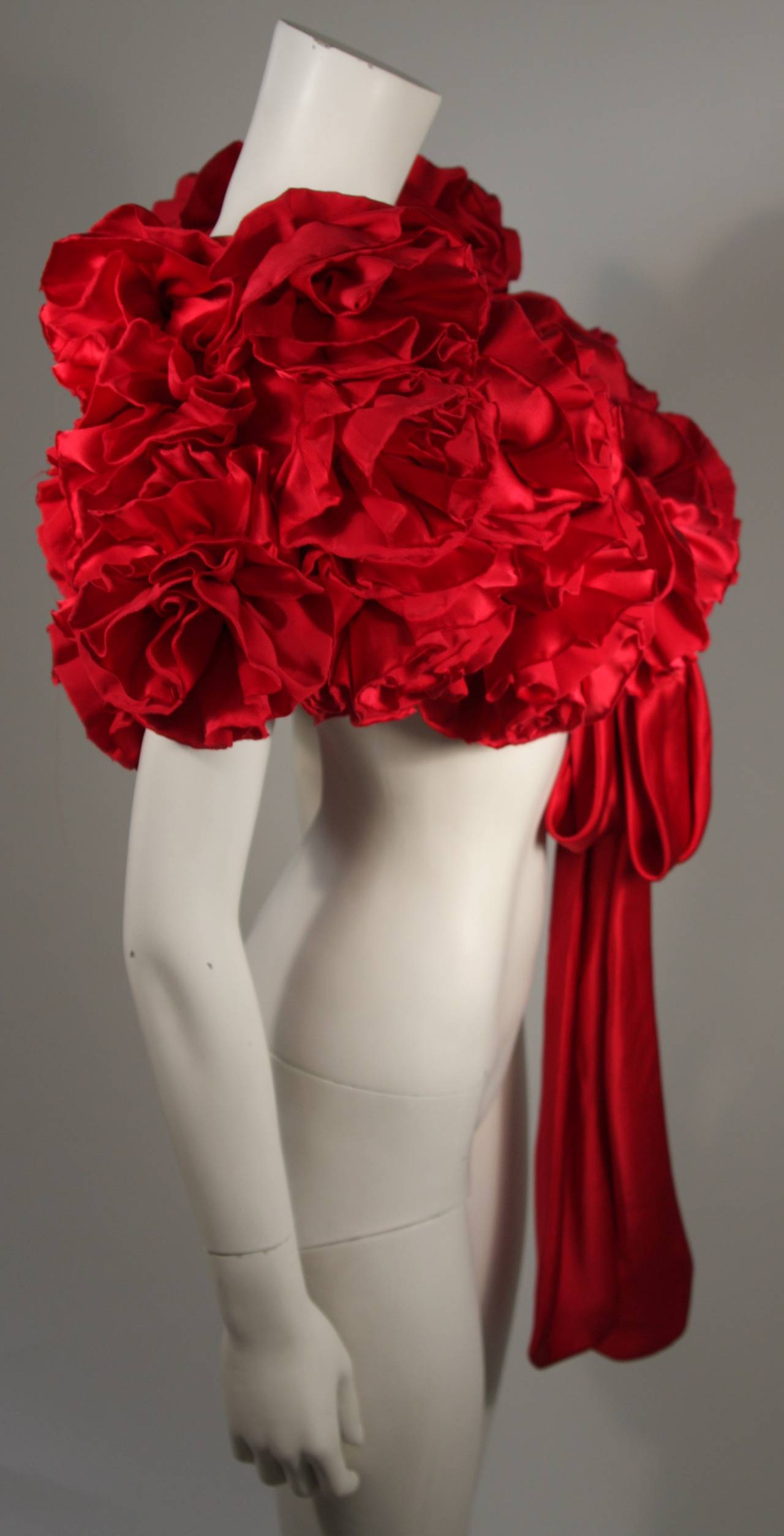 Elizabeth Mason Couture Silk Rose Wrap 1