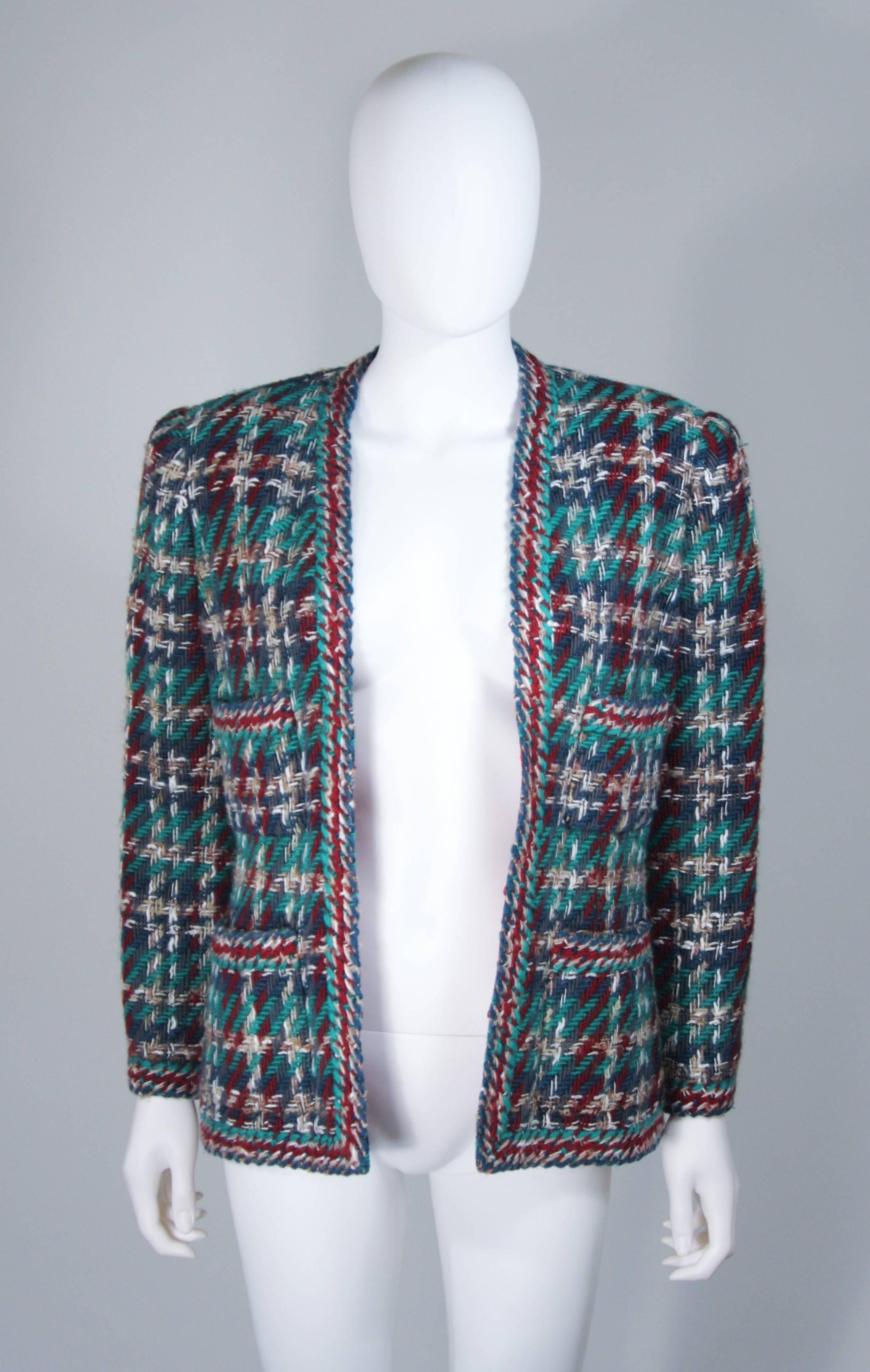 Chanel COUTURE - Completo con gonna in lana, bouclé e seta, 3 pezzi, taglia 4-6 2