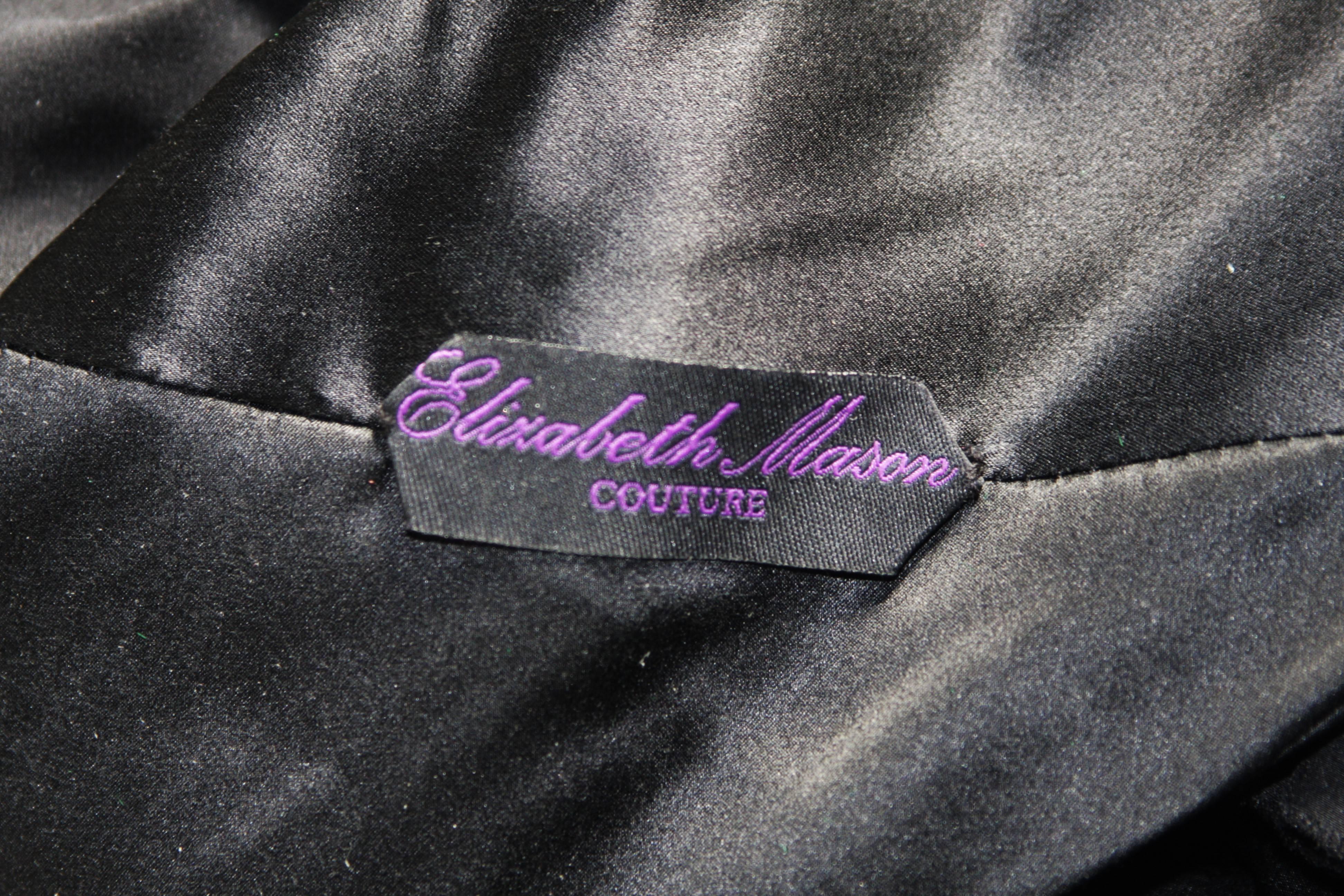 ELIZABETH MASON COUTURE Made to Order Silk 