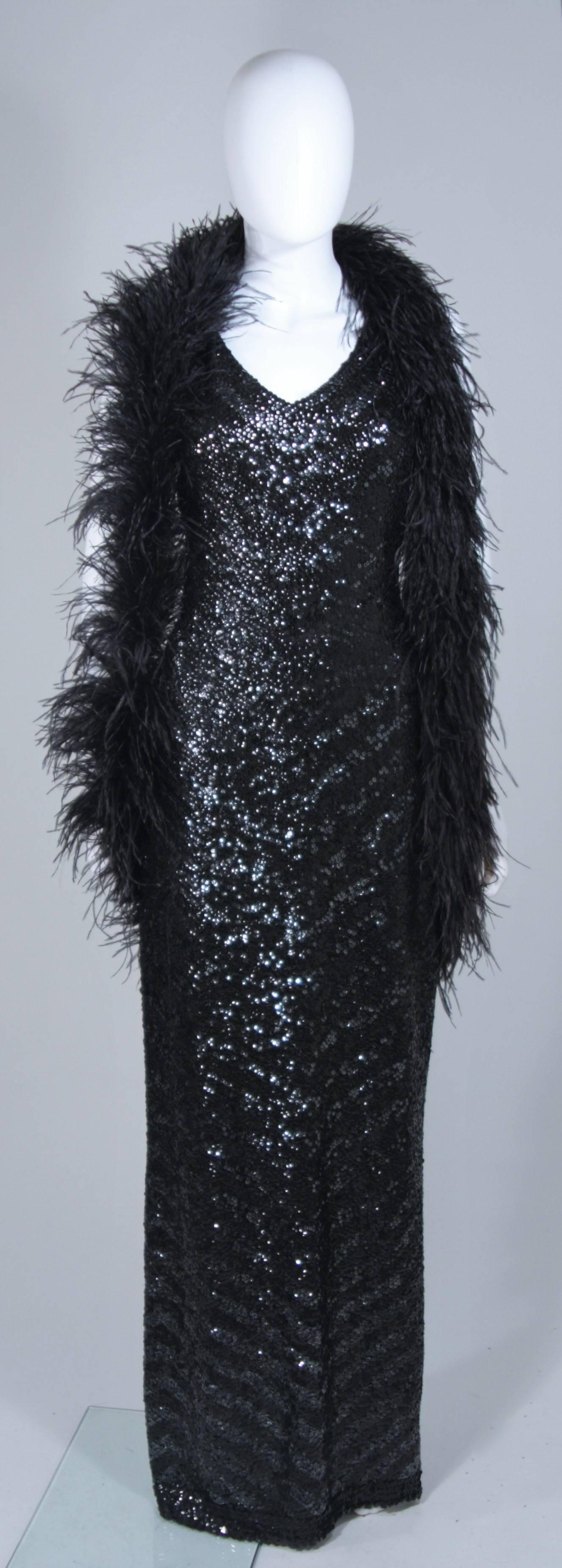 ELIZABETH MASON COUTURE Feather Wrap with Rhinestone closure Made to Order In New Condition For Sale In Los Angeles, CA