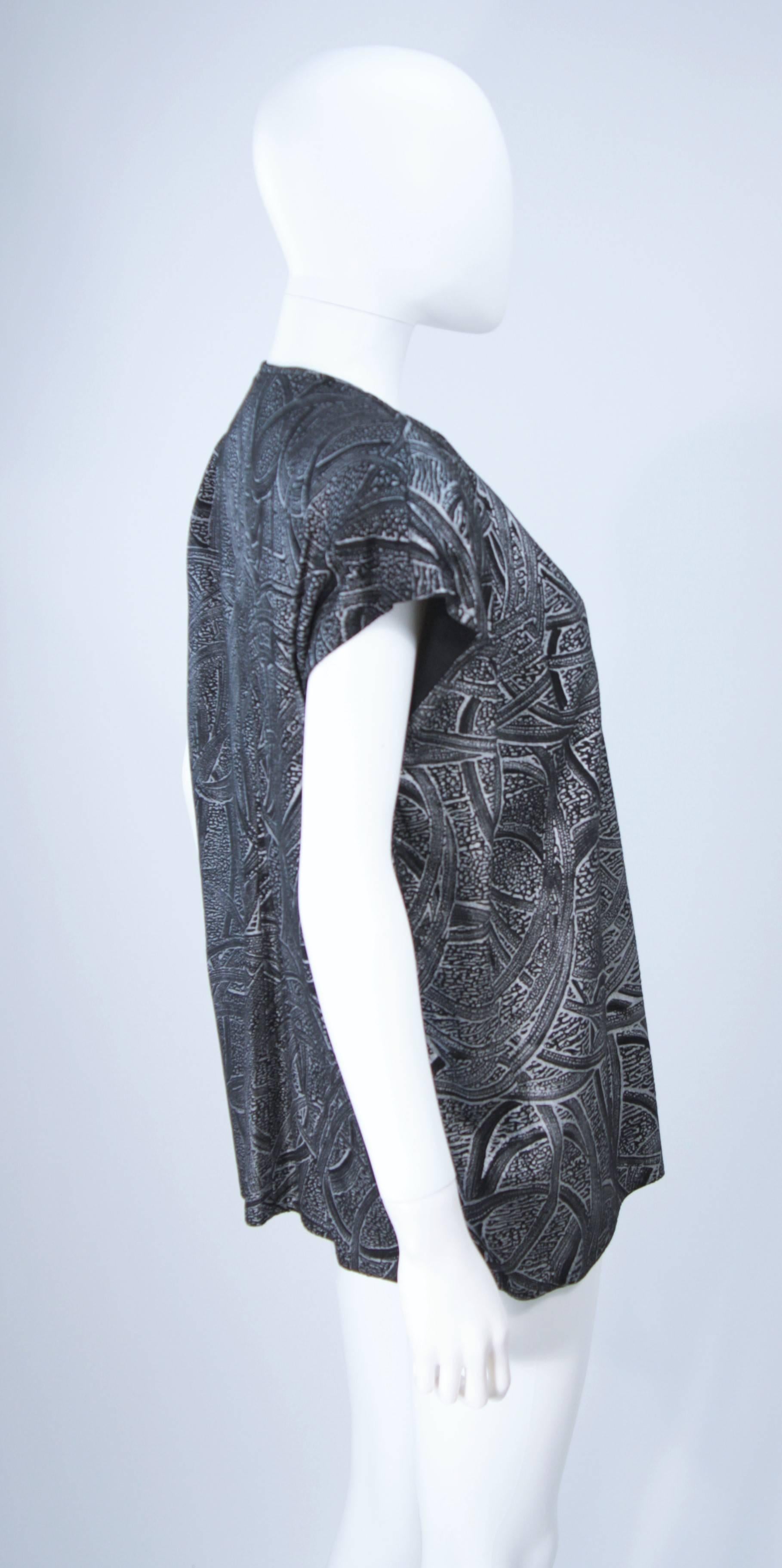 LISANDRO SARASOLO Veste drapée en daim métallisé avec appliques en strass Taille S Pour femmes en vente