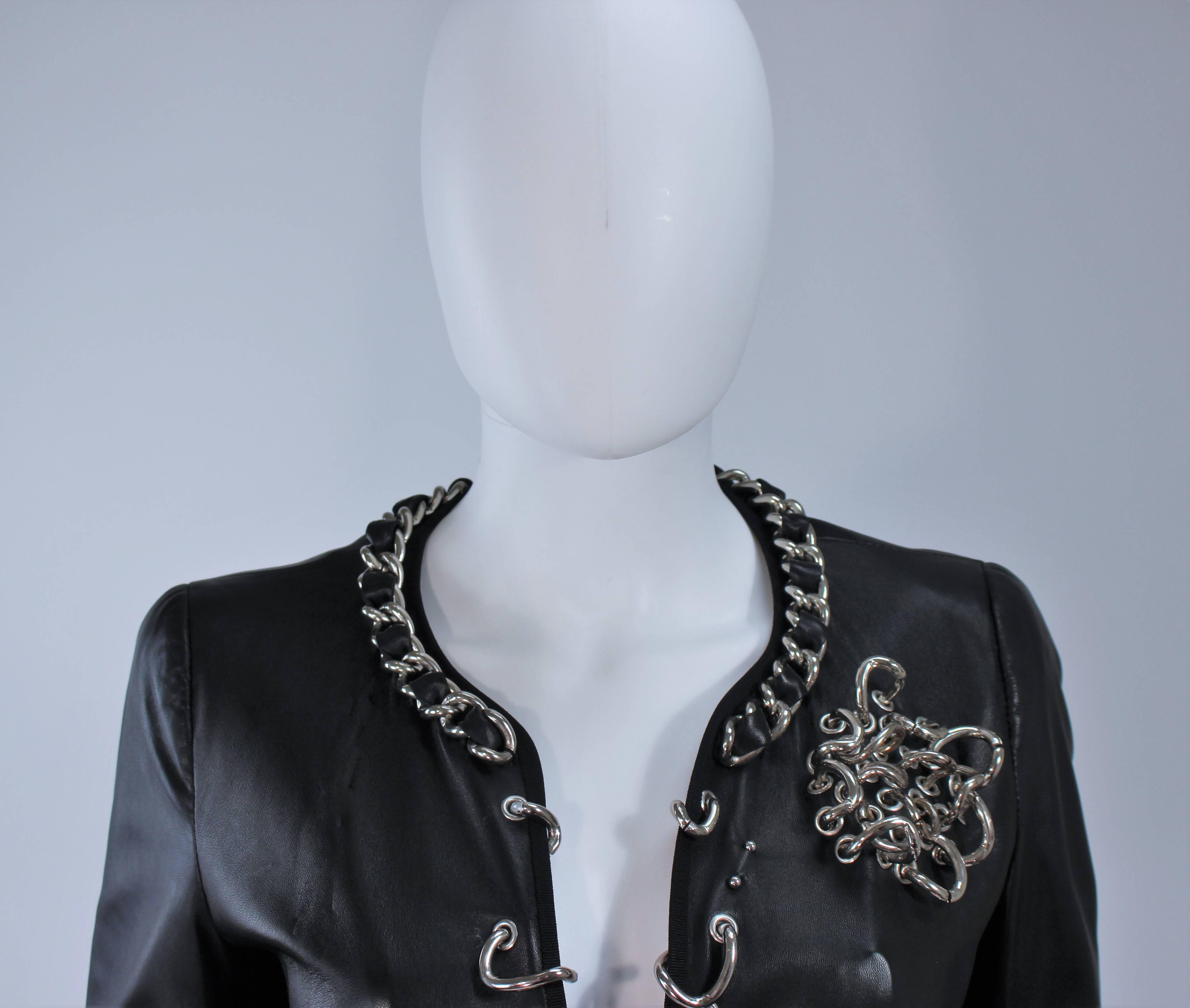 jacket with chains