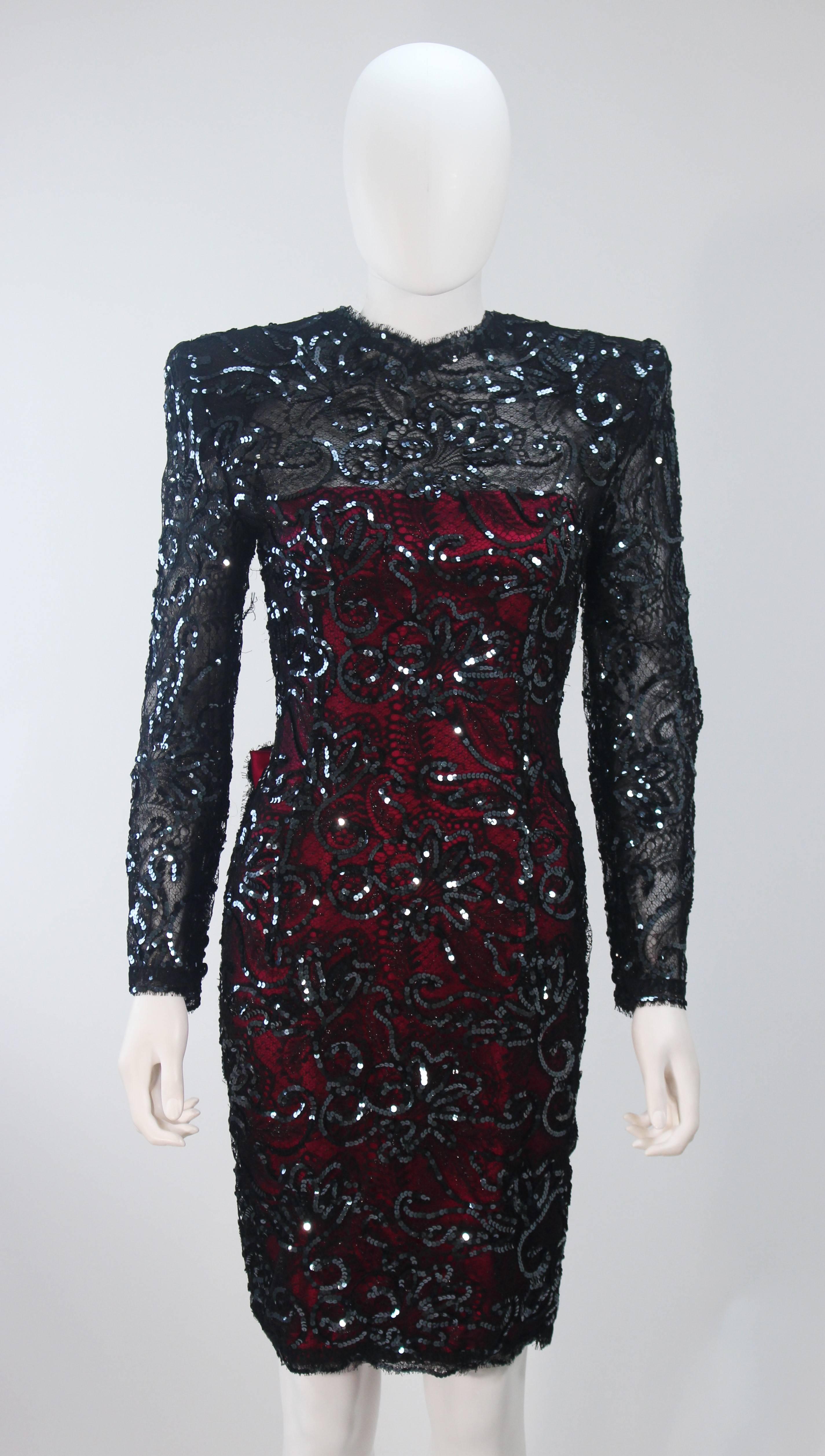 magenta sequin dress