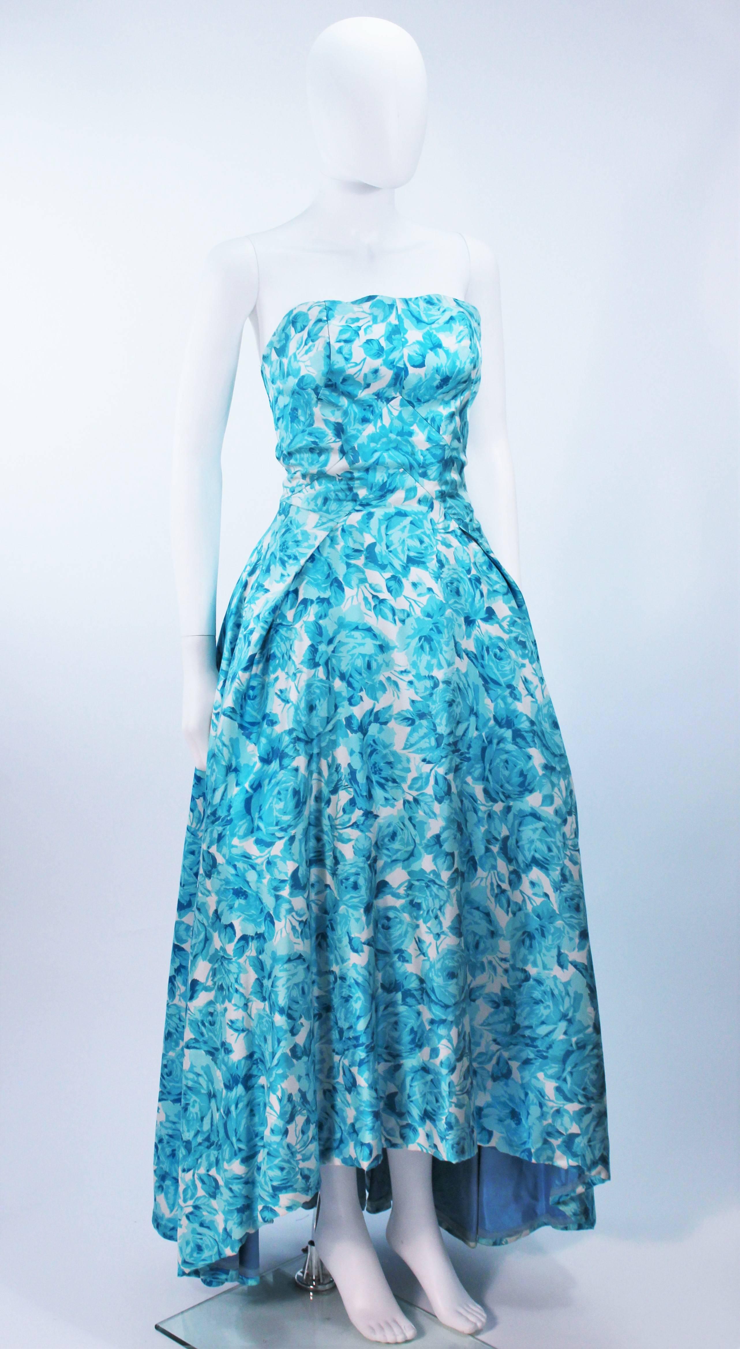 watercolor flower dress