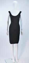 ELIZABETH MASON COUTURE Vestito da cocktail in seta nera su ordinazione