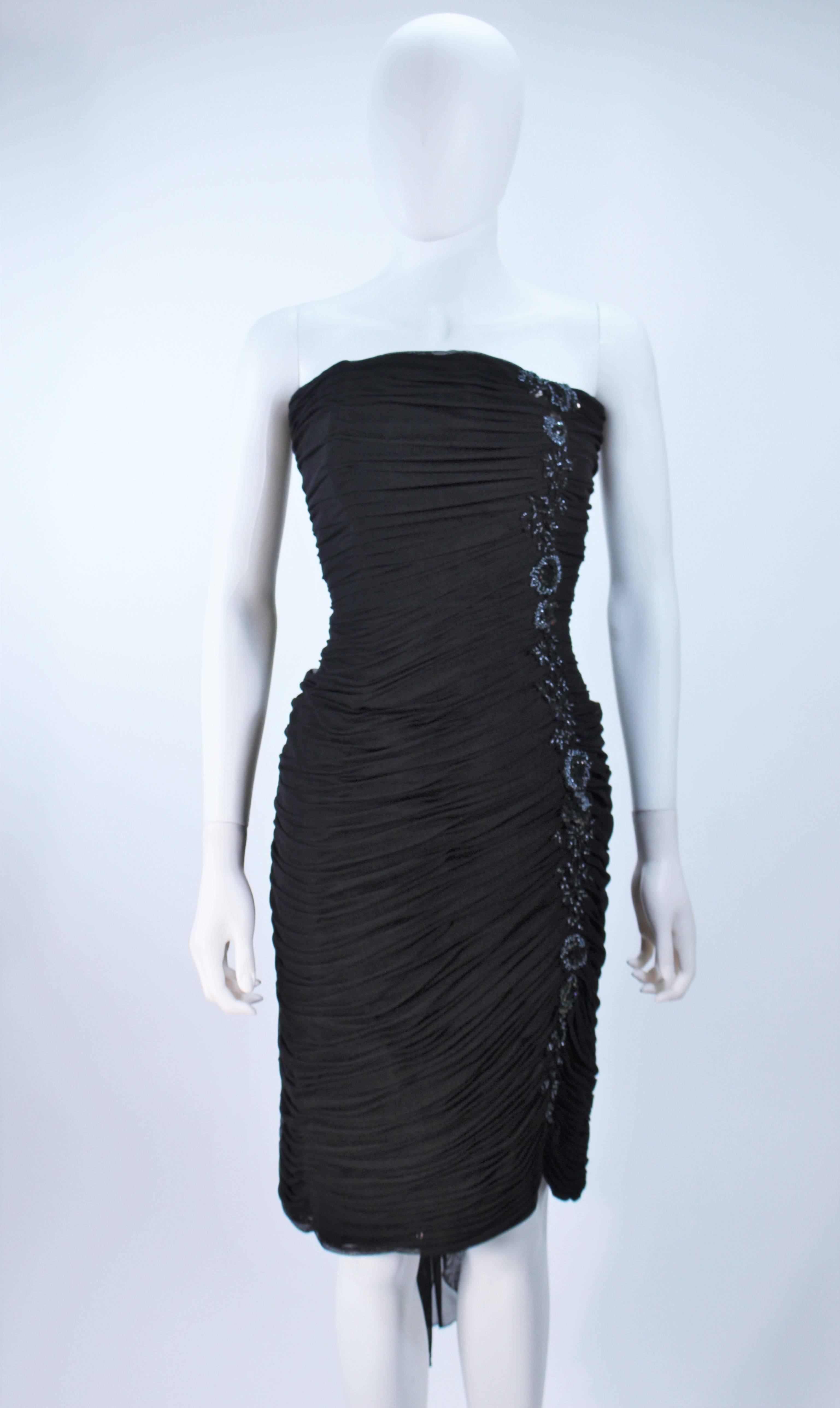 mesh evening dress