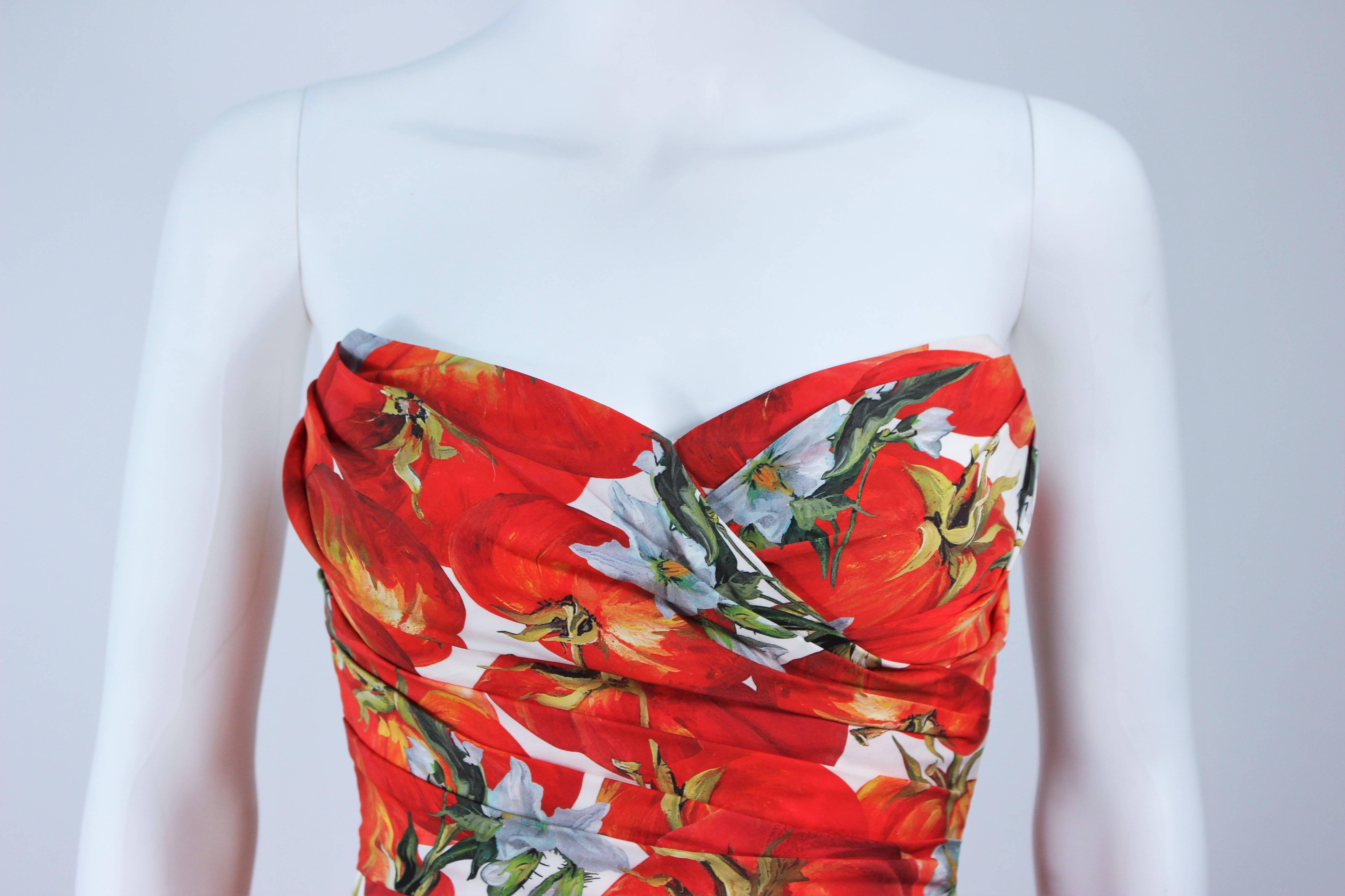 dolce & gabbana tomato dress