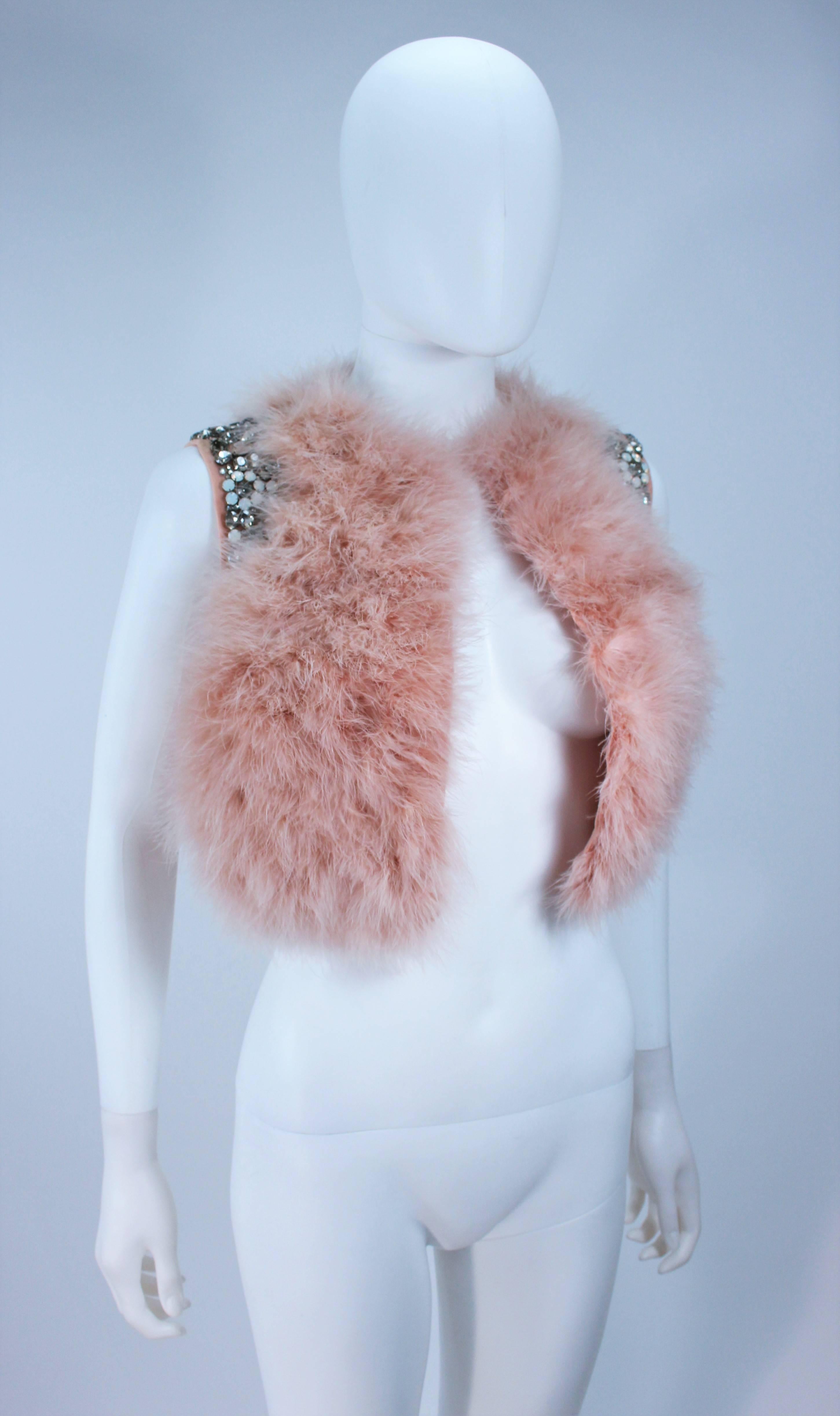 pink marabou jacket