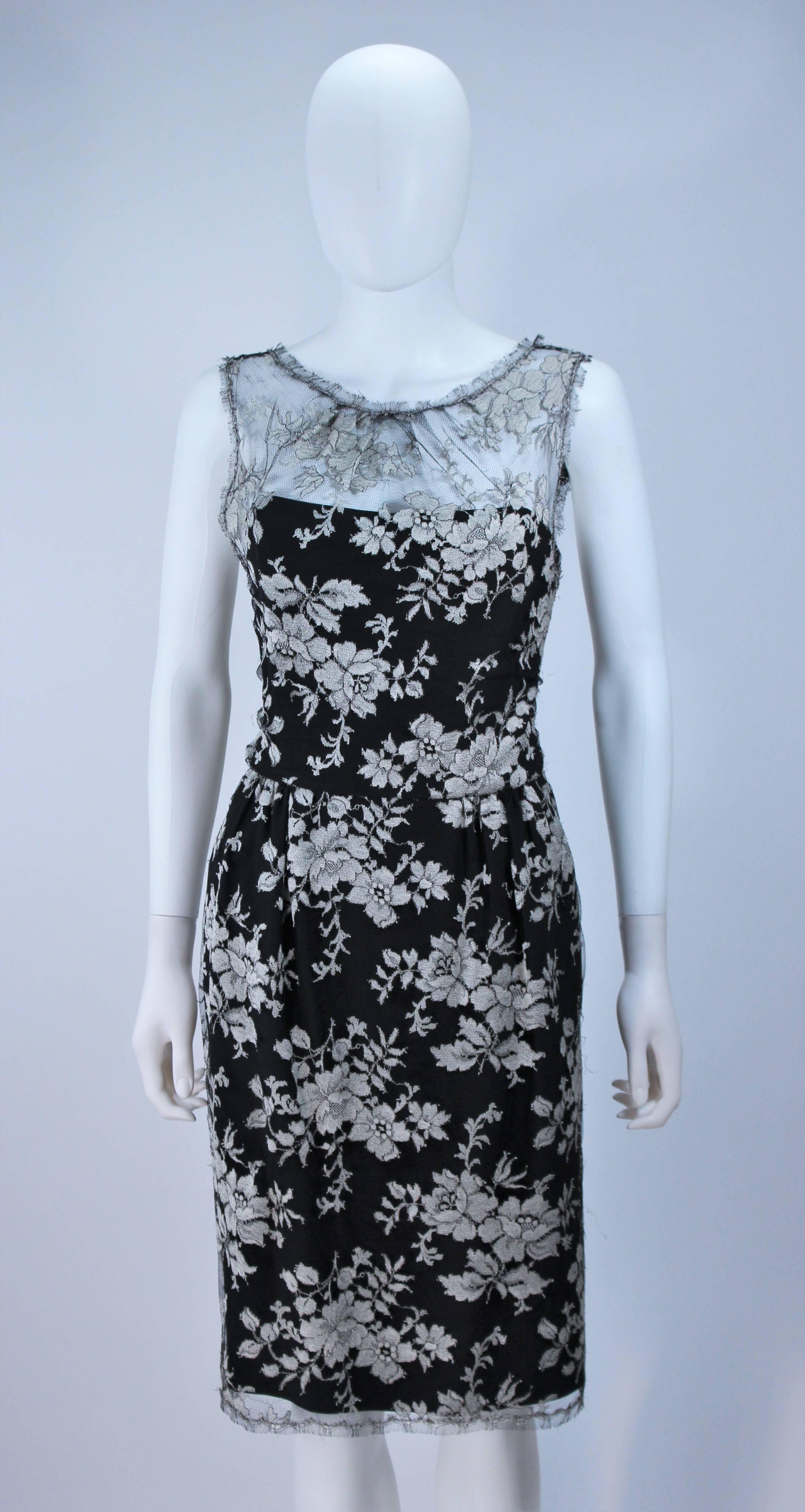 silver lace dress