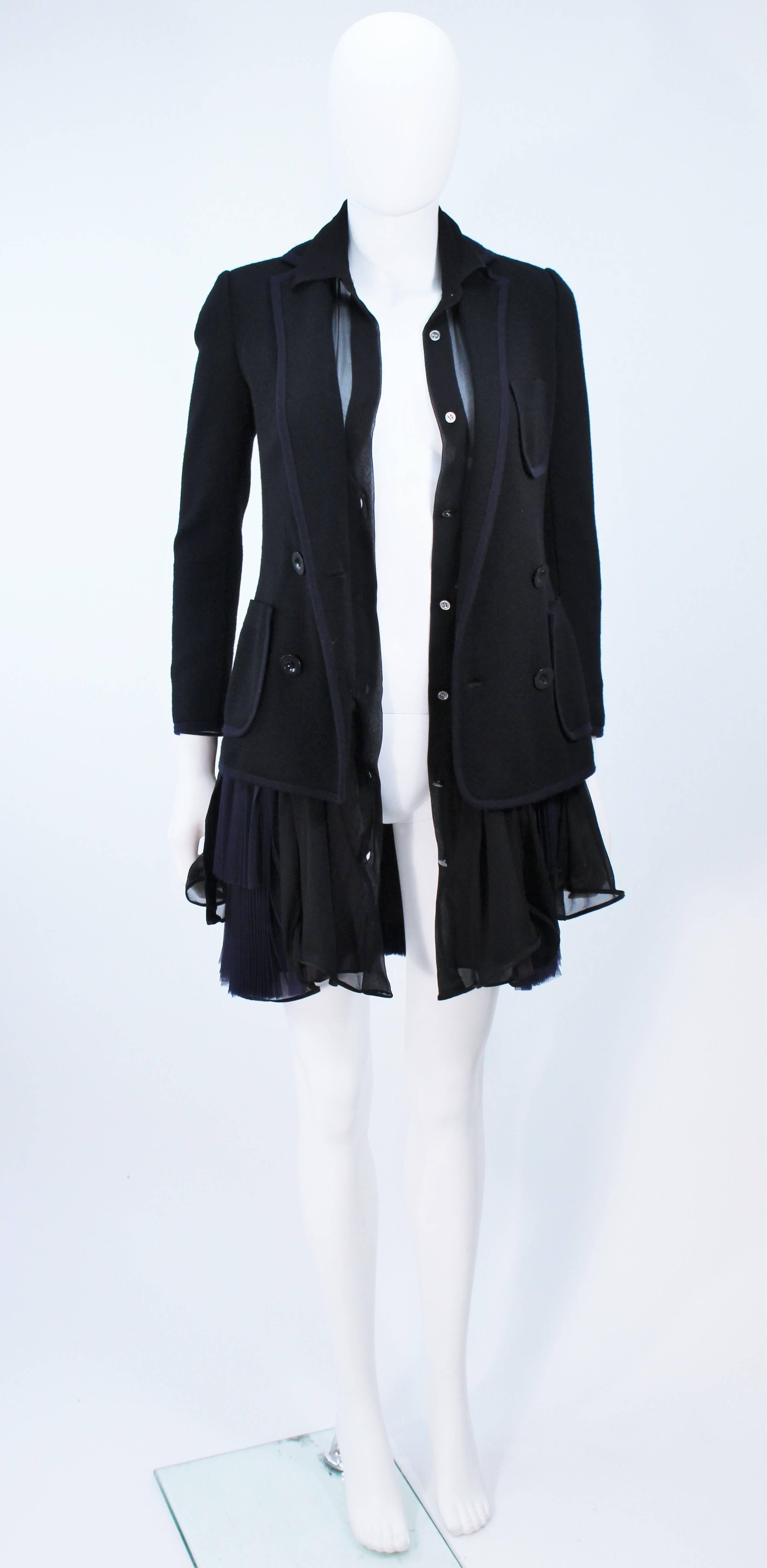 Women's COMME DES GARCONS Wool Jacket and Dress Ensemble Size S