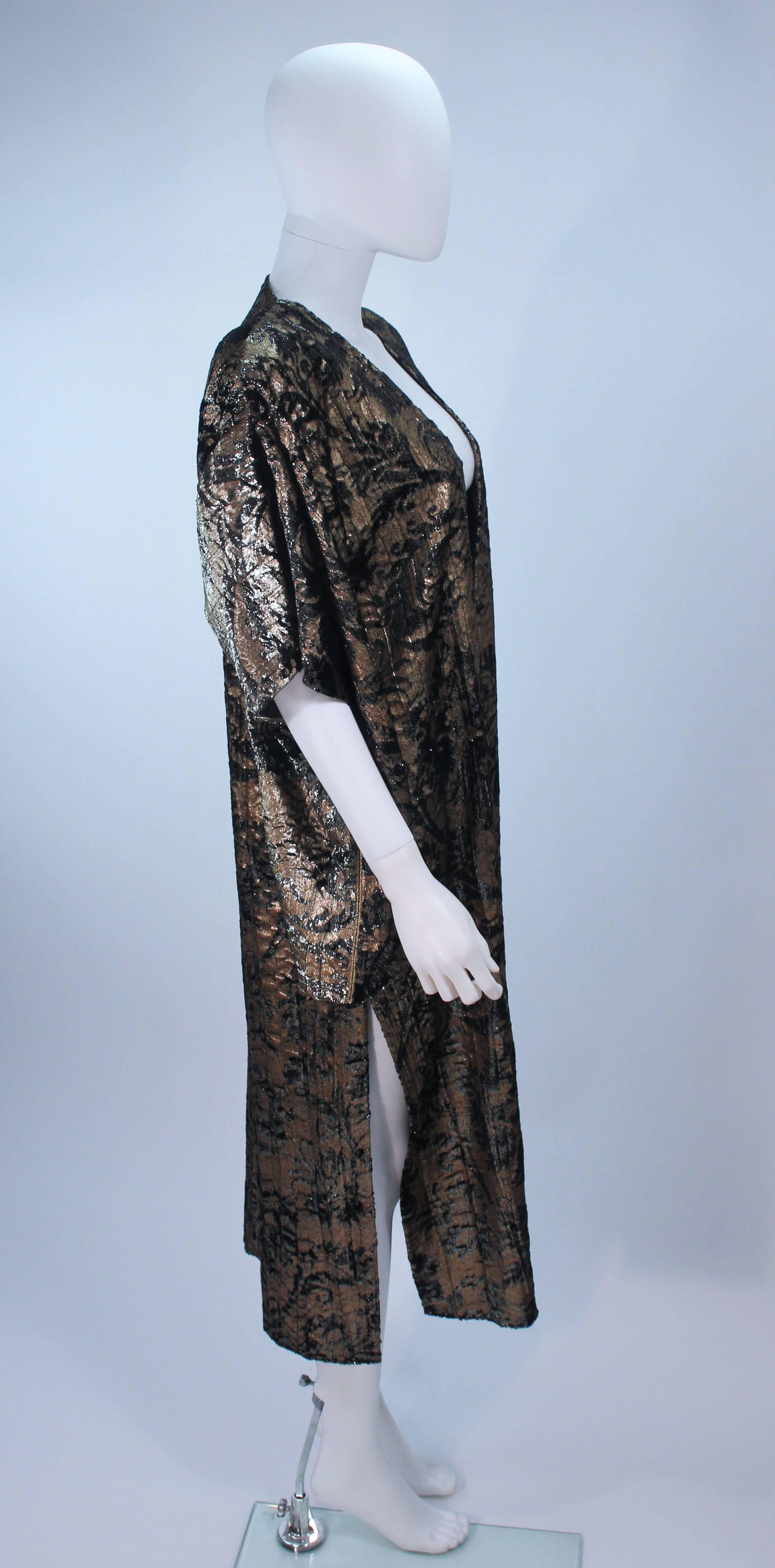 MALI Mantel aus Seide und Samt im Kimono-Stil mit Quasten Größe Medium Damen im Angebot
