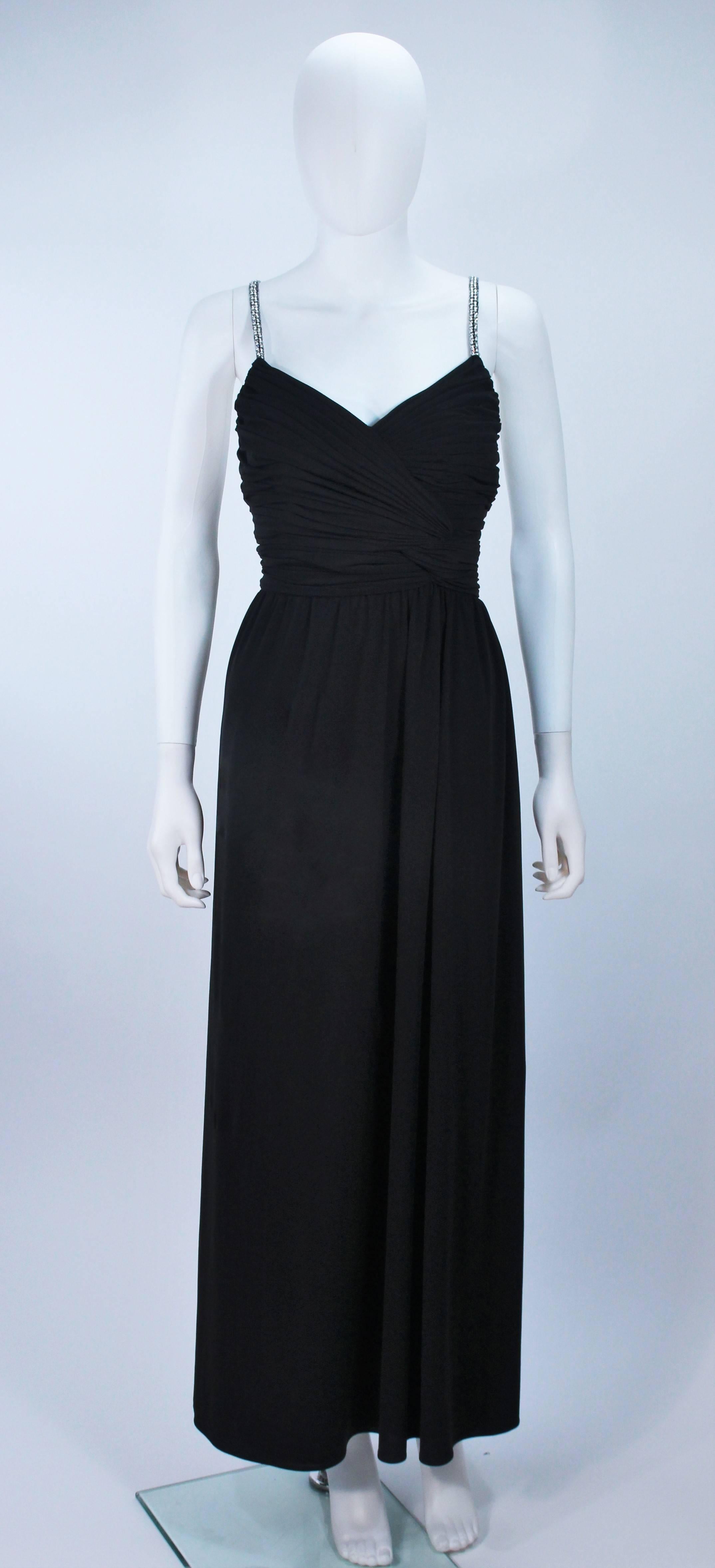 royal black gown