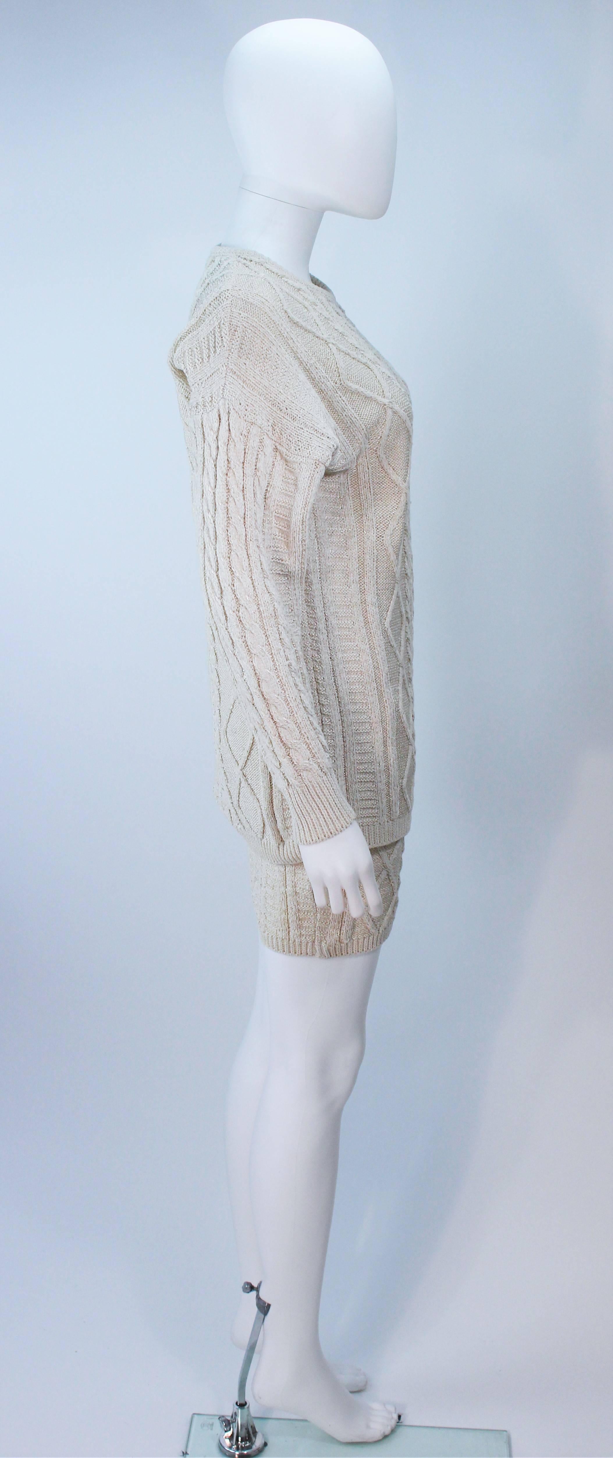 versace knit skirt