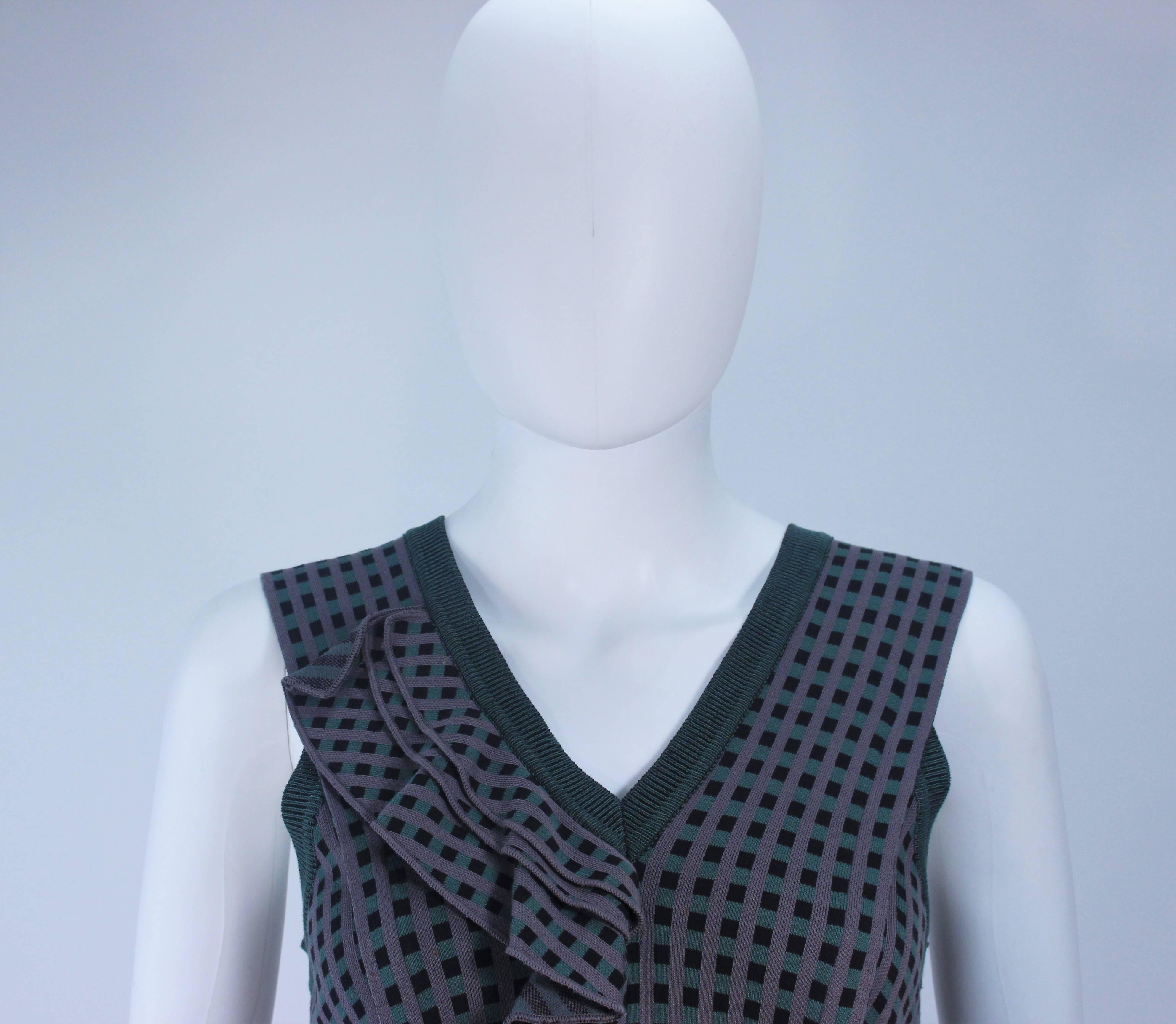 MARNI - Ensemble court en tricot drapé, taille 38 Excellent état - En vente à Los Angeles, CA