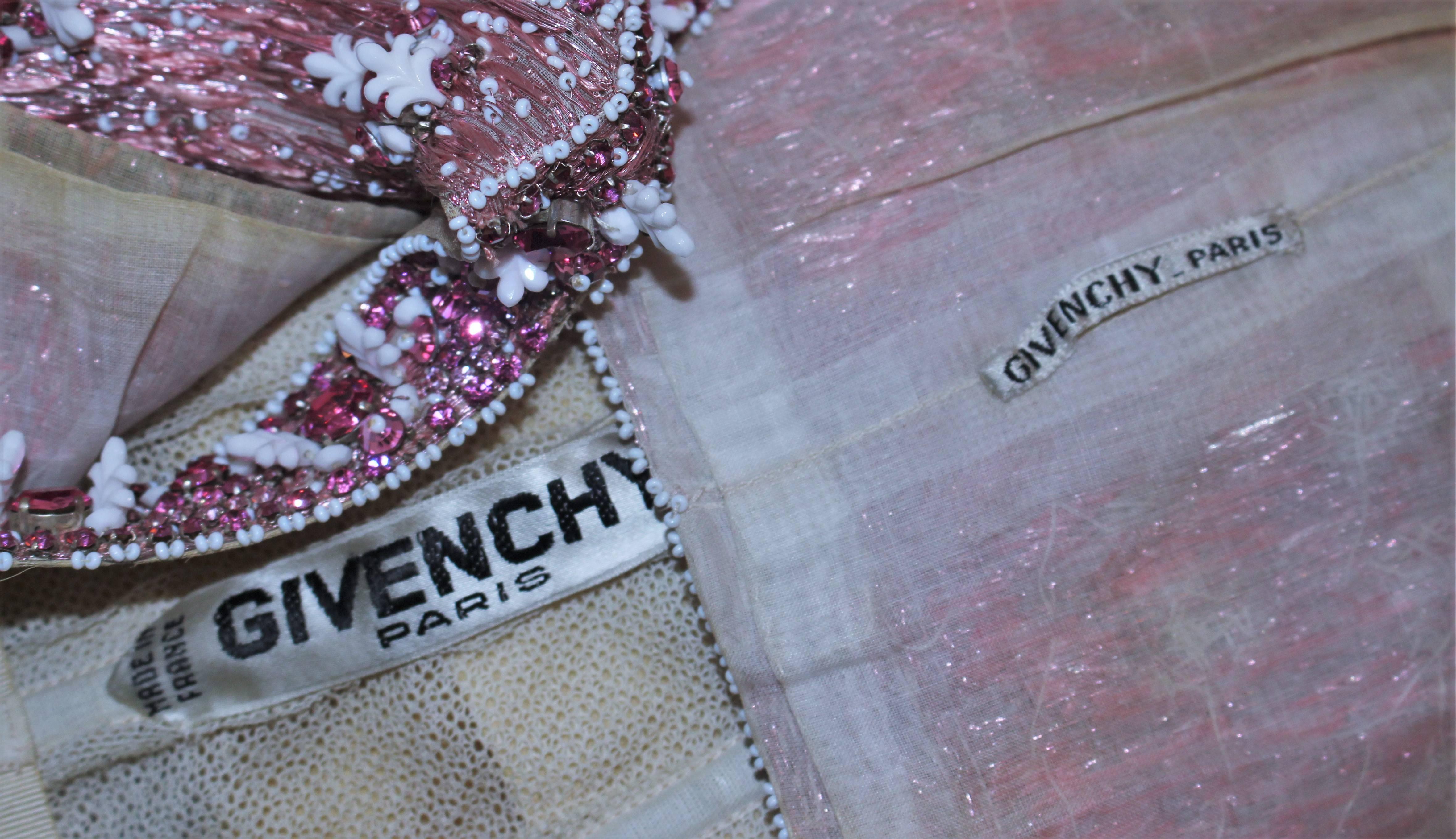 GIVENCHY HAUTE COUTURE Lesage Paris Betsy Bloomingdale Bata con cuentas años 60 Talla 2 en venta 5