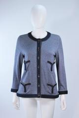 CHANEL Cashmere and Denim Jacket Size 44