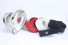TIFFANY PERETTI Heart Buckle with Set of Interchangeable Leather Belts