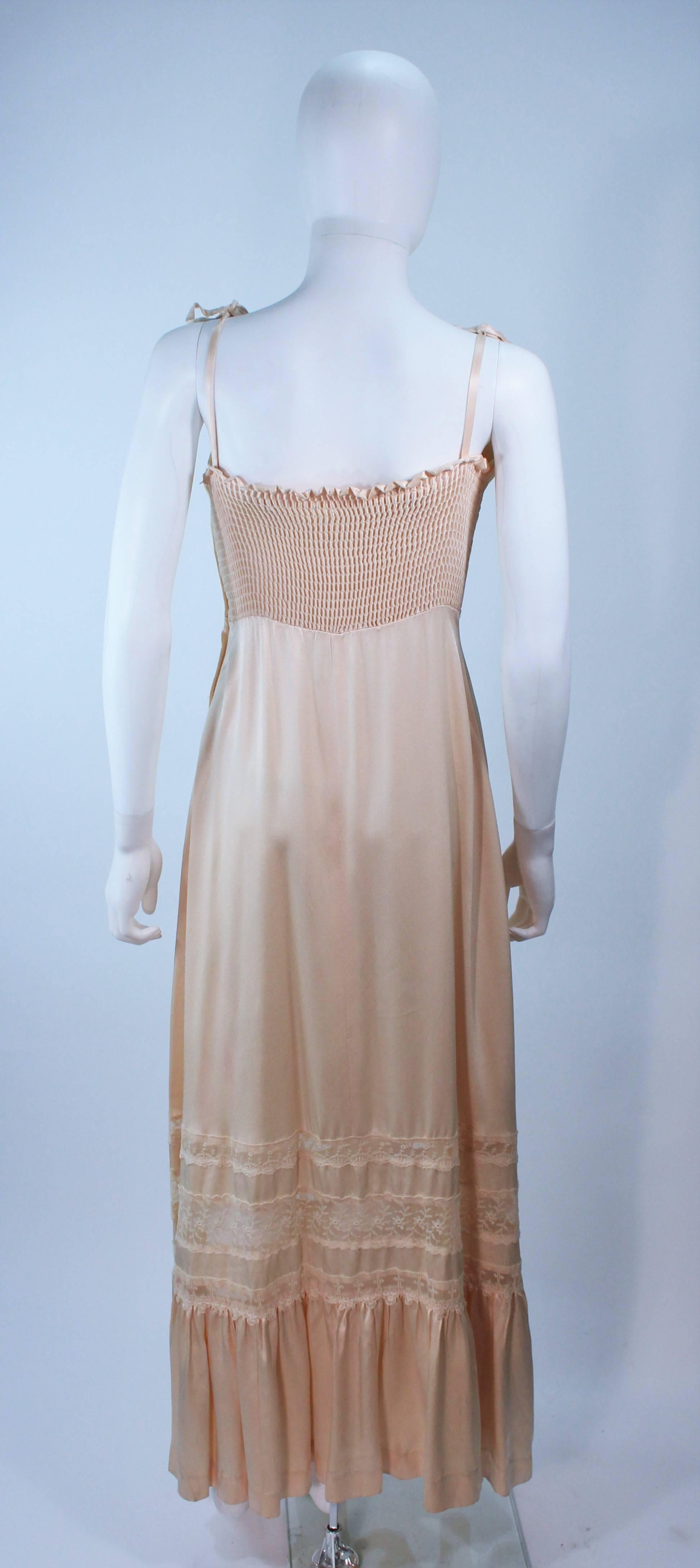 Women's YOUNG EDWARDIAN Satin Dress with Lace Size 2