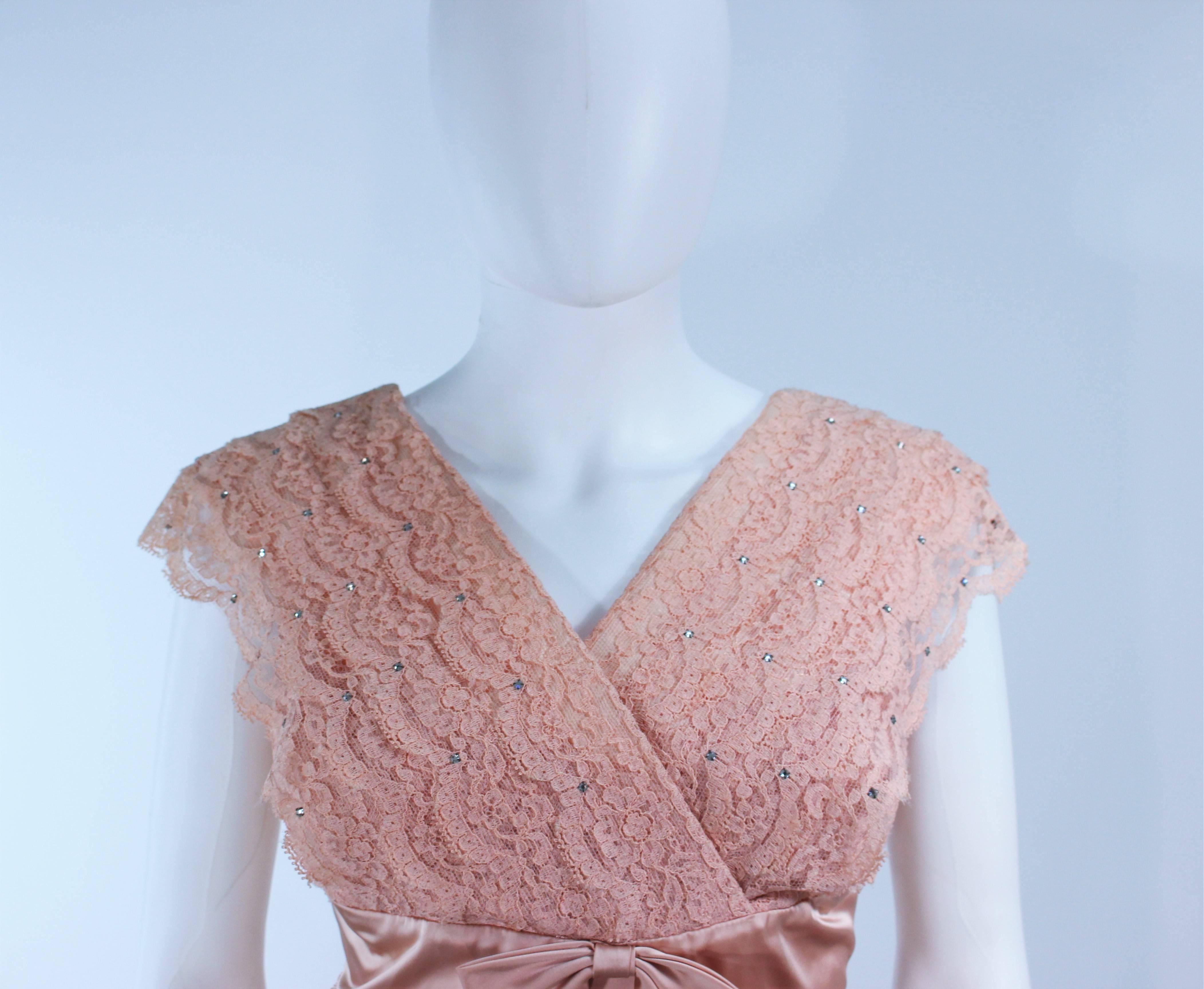 blush lace dress