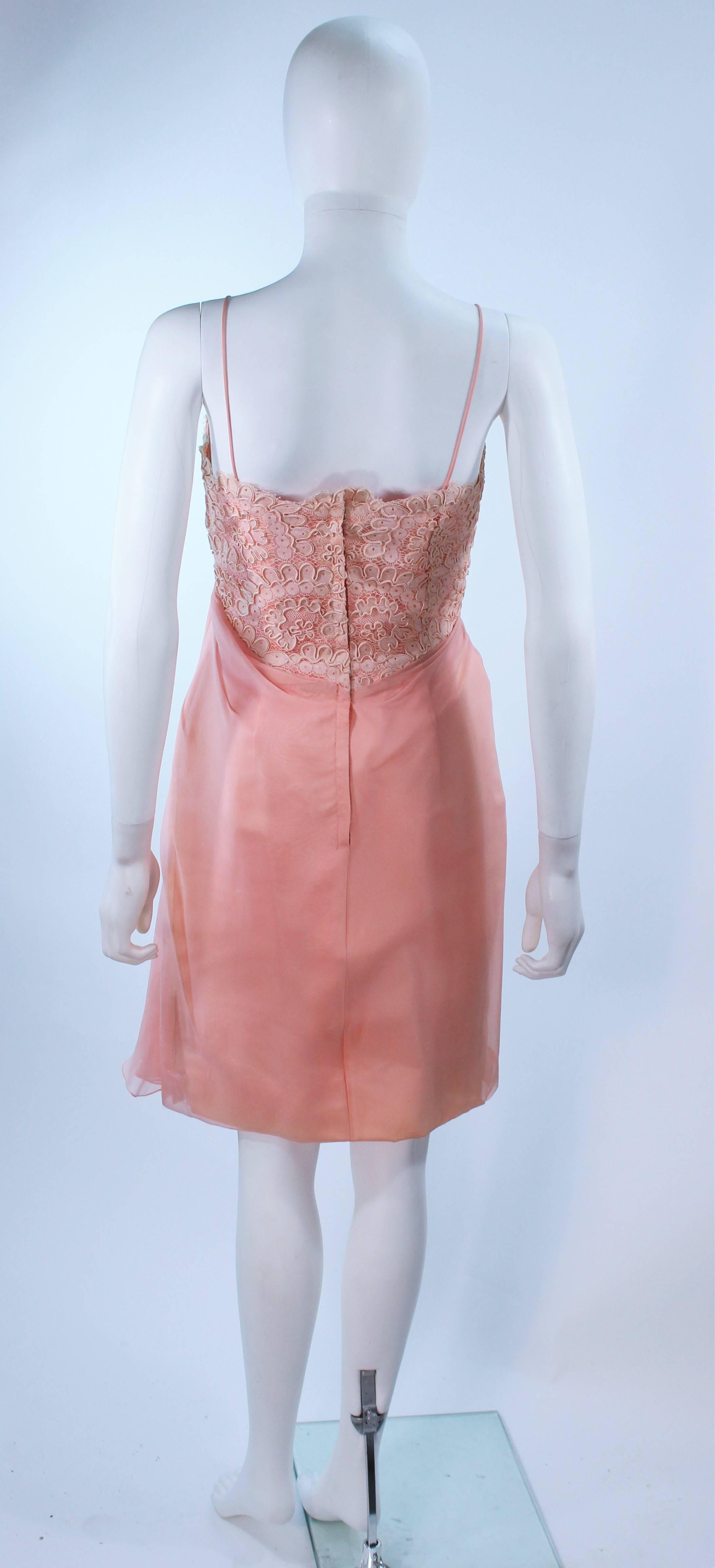 CONCHITA 1950's Cocktail Dress and Lace Coat Ensemble Size 4 For Sale 2