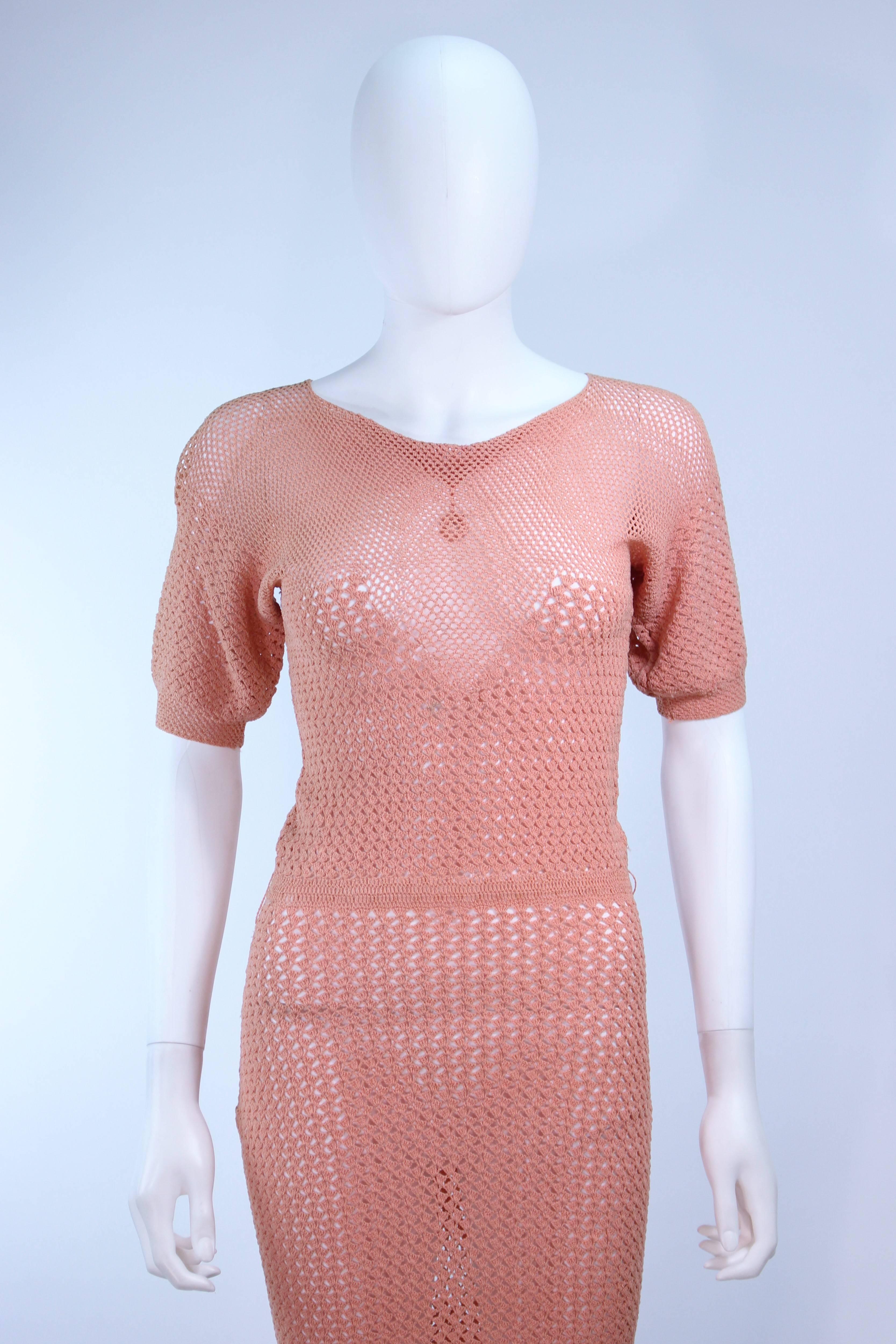 1940s knit dress