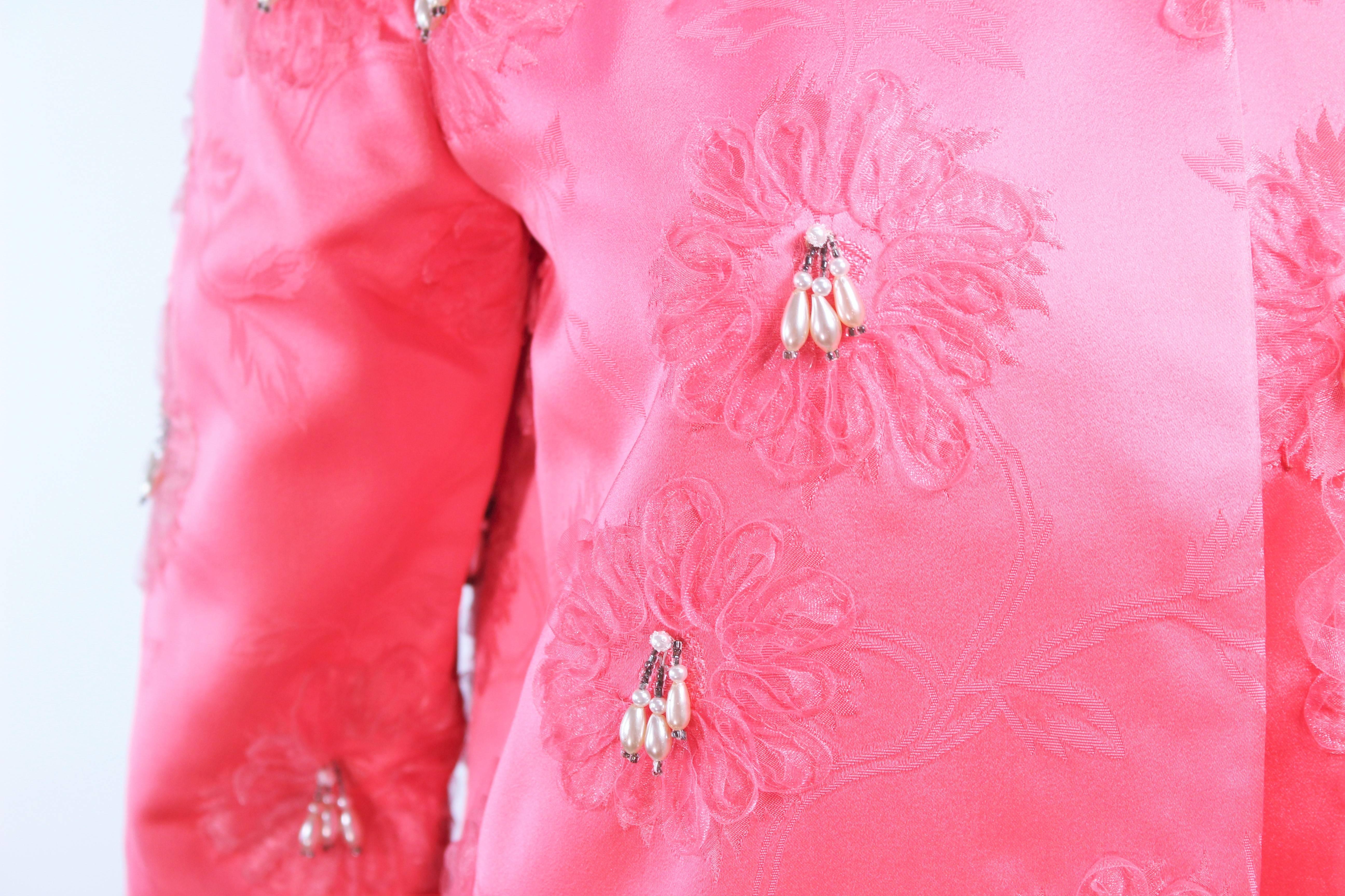 pink opera coat