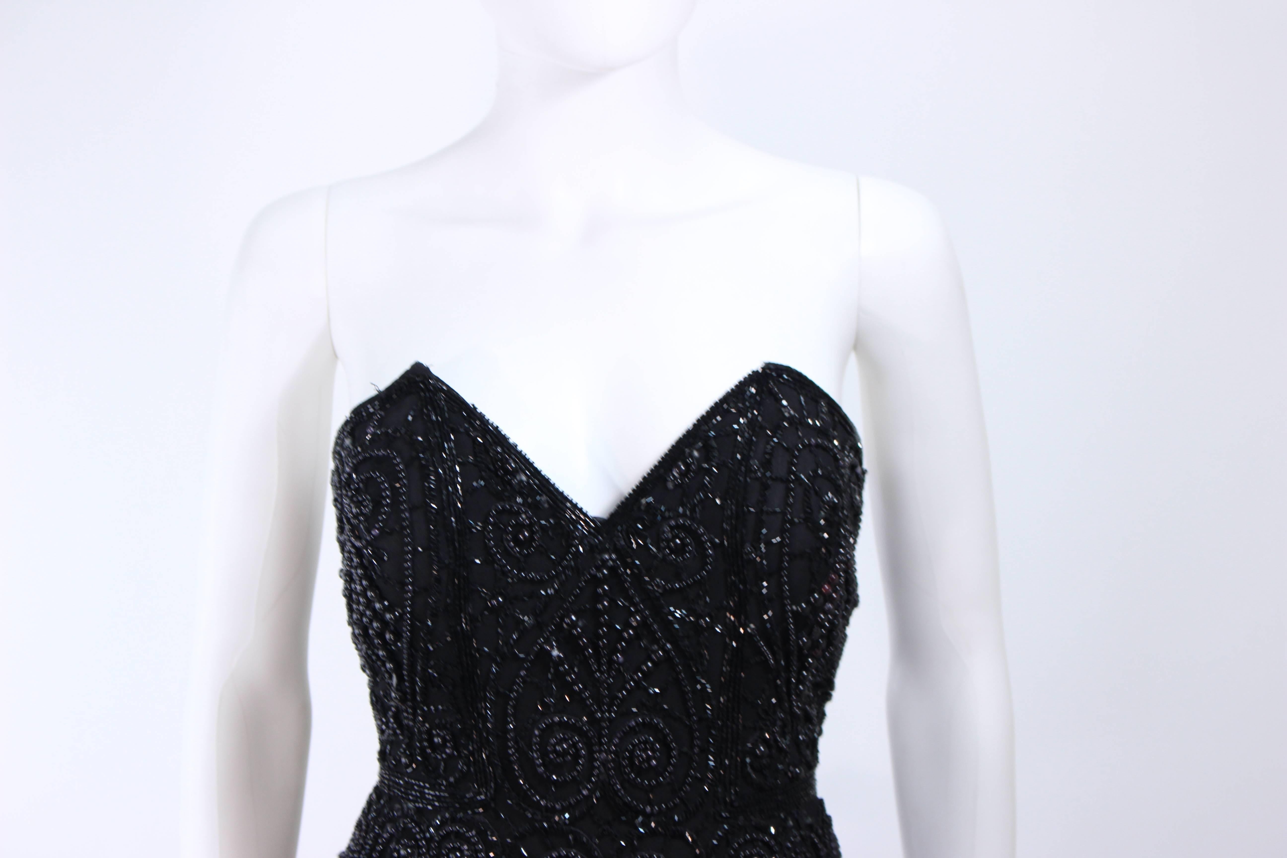 black velvet strapless gown