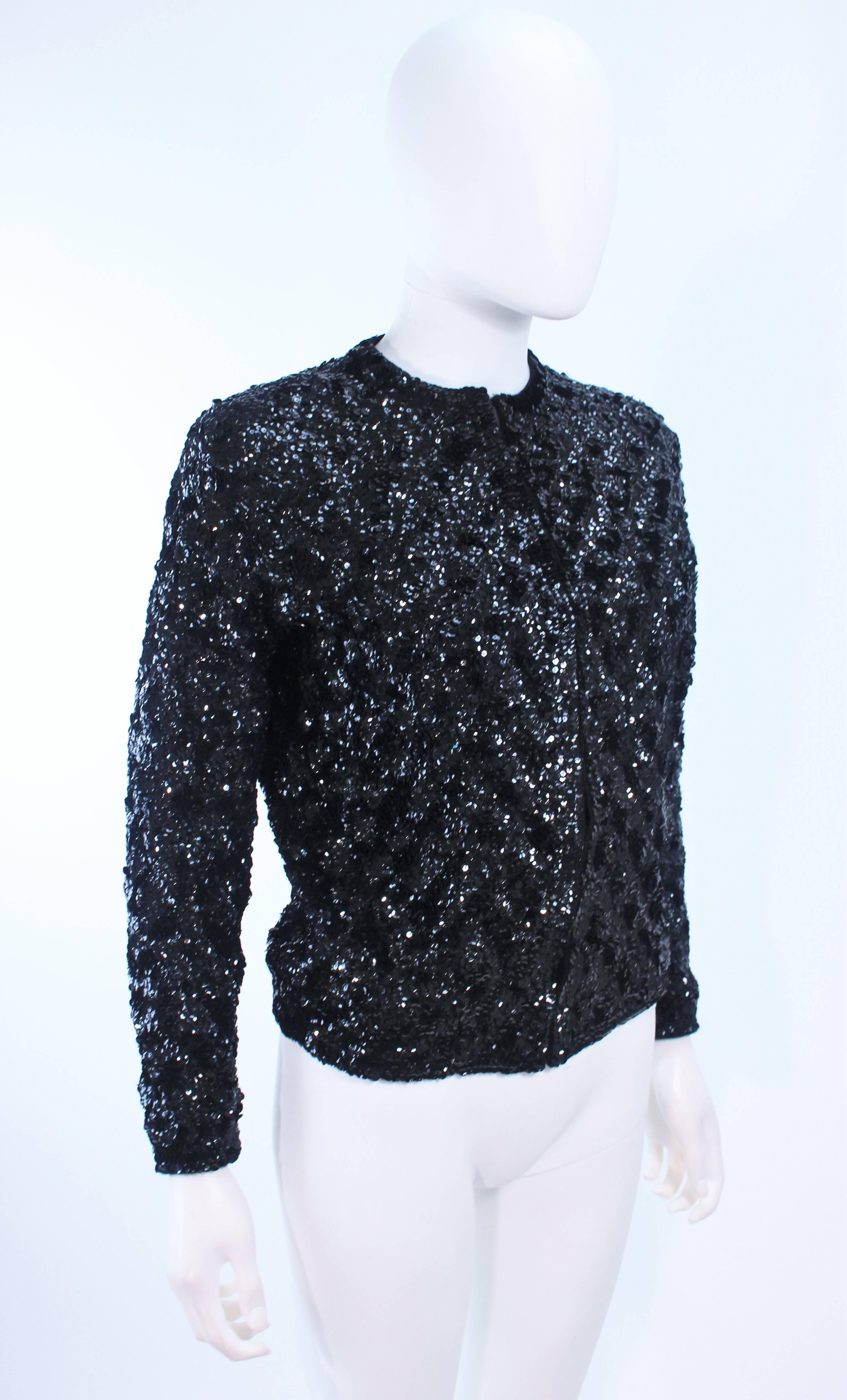 black sparkle cardigan