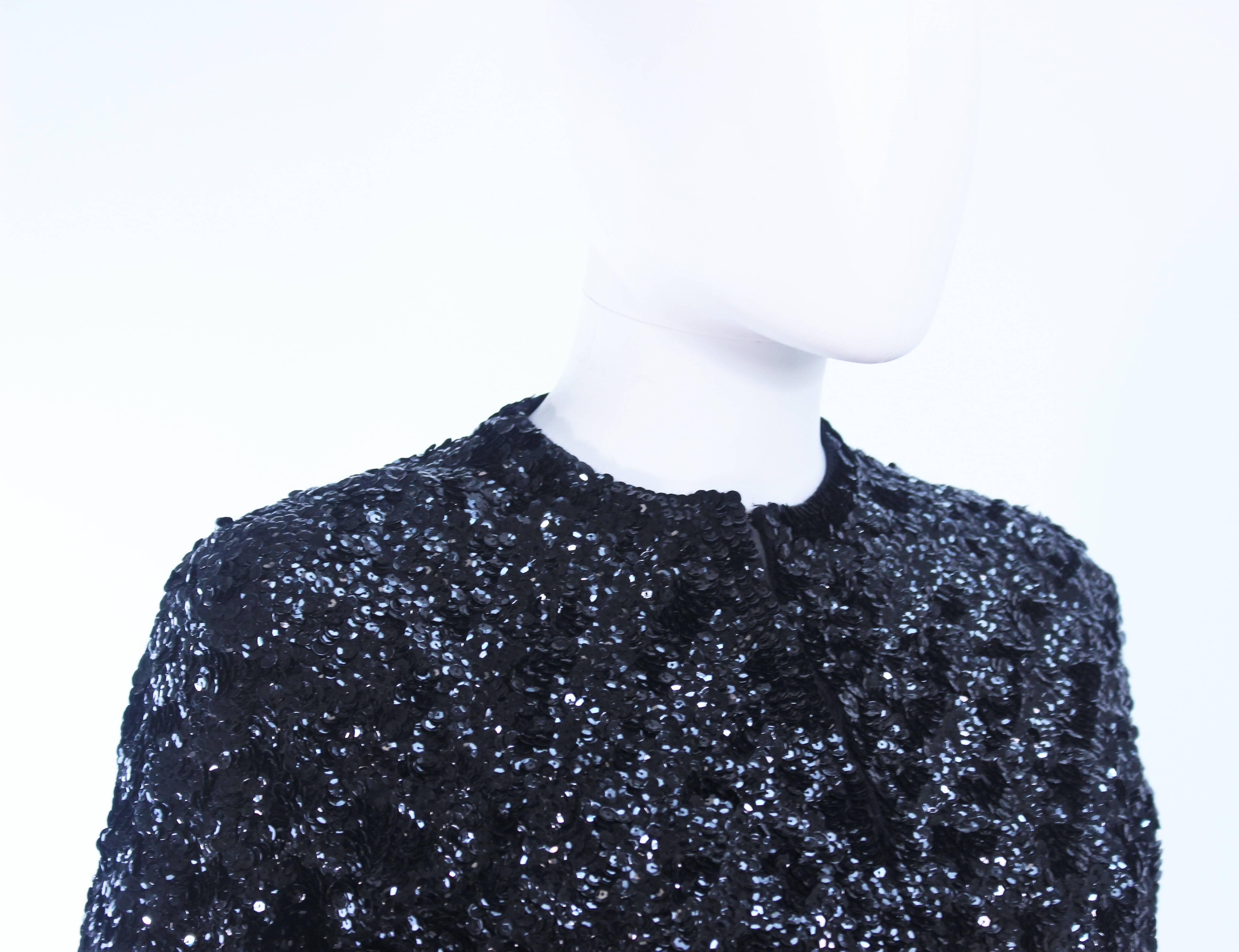 black sparkly cardigan