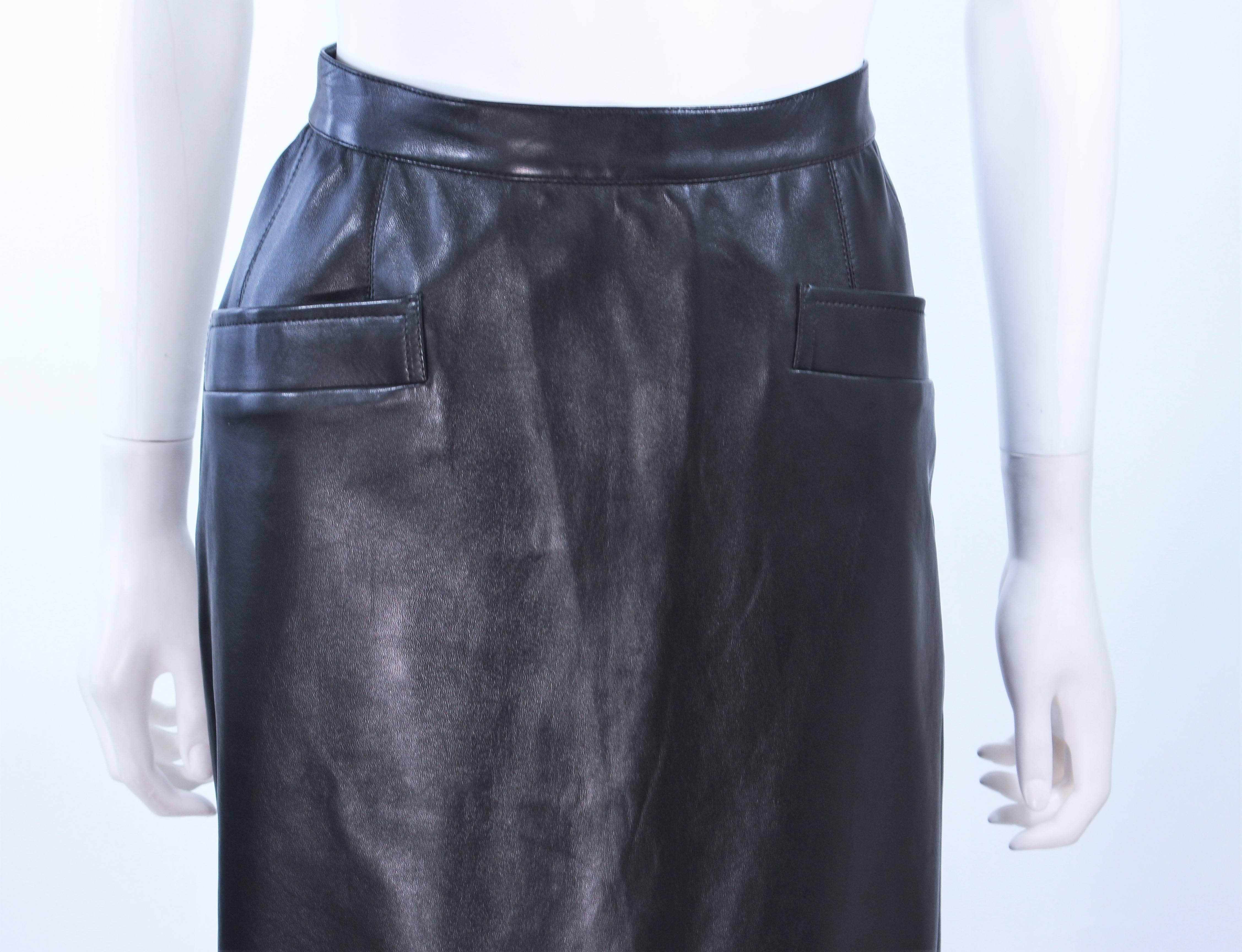 size 14 leather skirt